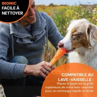 Jouet pour chien - BIONIC - Bâton Urban stick - Taille Medium 23 cm - En caoutchouc ultra résistant - sans plomb, BPA ni phtalates(m-3)