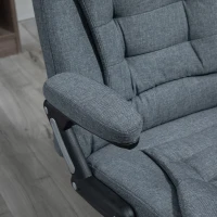 Vinsetto Cadeira de Escritório Ergonómica Conforto e Mobilidade 65x72x120 cm Cinza(m-4)
