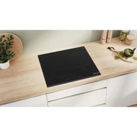 Table induction 60cm - BOSCH SER6 - PVS63KHC1E Noir - 4-foyers - Home Connect - L592xP522 mm(m-3)