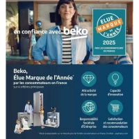 Réfrigérateur encastrable BEKO - Technologie Harvestfresh - 2 portes - 400L - Froid brassé(m-6)
