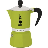 Cafetiere italienne - BIALETTI - RAINBOW - 6 tasses - 0,30 L - Vert(m-1)