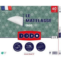 Oreiller Le Matelassé DODO - 60x60 cm - Soutien ferme - Taie déhoussable(m-4)