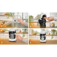 Machine a café multi-boissons - BOSCH - TASSIMO - T11 Style blanc - 1400 W(m-6)
