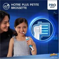 Brosse a dents électrique - ORAL-B - Kids 1 manche Marvel Spider-Man - 1 brossette - 1 étui de voyage - 3 ans et +(m-6)