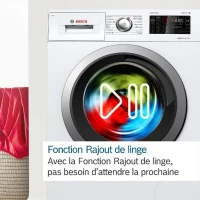 Lave-linge hublot BOSCH WGG244F1FR SER6 - 9 kg - i-DOS - Induction - L60cm - 1400 trs/min - Classe A - Vapeur - Blanc(m-6)