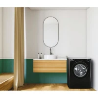 Lave-linge séchant CANDY CSWS496TWMBBE/FR - 9 / 6 kg  -  Induction -  1400trs/min - 16 prgms - Noir(m-5)