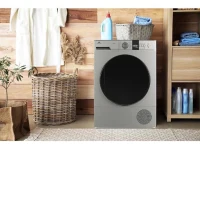 Seche-linge pompe a chaleur CONTINENTAL EDISON CESL8PCBS - 8 kg - 60 cm - Classe E - Silver(m-6)