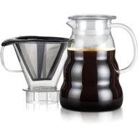 Cafetiere - BODUM - Melior - Filtre permanent maille inox - 8 tasses - 1.0 l - Transparent(m-1)