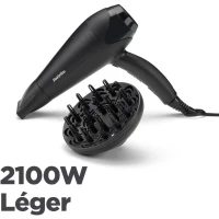 Seche-cheveux - BaByliss - D563DE Power Dry 2100 - Design Léger et Compact(m-2)