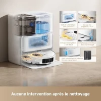 MOVA P50 Ultra - Robot Aspirateur Laveur avec Station - 19 000 Pa - Nettoyage des coins aux bords(m-3)