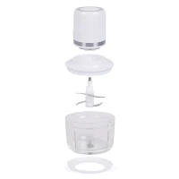 Hachoir électrique sans fil - LIVOO - 200 W - 2 vitesses - 1,2 L - 4 lames en acier - Blanc(m-4)