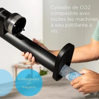 Cylindre CO2 de réserve BRITA - Pour machines a eau pétillante - Gazéifie jusqu'a 60L d'eau pétillante(m-3)