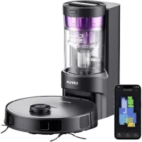 Aspirateur Robot Laveur - EUREKA E10S Noir - 4000 Pa - 180 min - 200 ml(m-1)