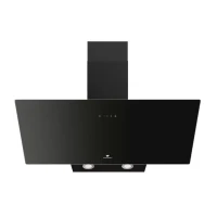 Hotte décorative inclinée - CONTINENTAL EDISON - CEHDI90B - A +++ - L90 cm - Noir(m-1)