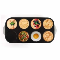 LIVOO  DOC186 Crepiere électrique Maxi Crepes Party - Blanc(m-2)