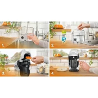 Machine a café multi-boissons - BOSCH - TASSIMO - T11 Style blanc - 1400 W(m-3)