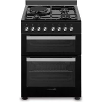 LA GERMANIA SM61DFN Cuisiniere 2 Fours Noire(m-1)