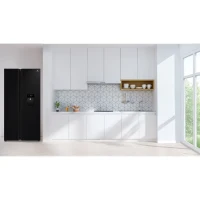 Réfrigérateur américain - CONTINENTAL EDISON - CERA505NFBD - 503 L - Total No Frost (Sans givre) - Classe D - L92 x H177 cm - Noir(m-6)