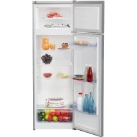 Réfrigérateur pose-libre double porte - BEKO - RDSA280K40SN - Classe E - 250 L - 160,6 x 54 x 57,4 cm - Gris Acier(m-3)