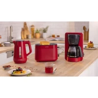 Bouilloire - BOSCH - TWK1M124 MyMoment - Rouge - capacité 1,7L - base 360° - filtre anti-calcaire(m-3)