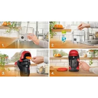 Machine a café multi-boissons - BOSCH - TASSIMO - T11 Style rouge - 1400 W(m-5)