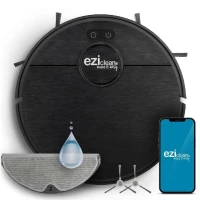 EZIclean I-BOT Z6 MAX  - Robot aspirateur laveur connecté 150 min - 2 kPa - 0,43 L - Noir(m-1)