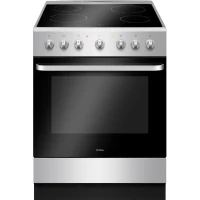AMICA ACV6003S Cuisiniere Vitroceramique 60X60 Cm Silver(m-1)