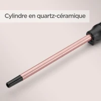 Boucleur manuel BABYLISS C449E - Diametre 10mm - Chauffe ultra-rapide - Tapis et gant thermorésistants(m-3)