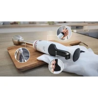 Mixeur plongeant - BOSCH - MSM4W210 ErgoMaster - Moteur 600W - 4 lames QuattroBlade - Levier vitesses a gachette + turbo(m-5)