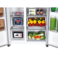 Réfrigérateur Américain - CANDY - CHSBSO-6174XWD - Classe E - 529 L - 39 dB - Inox(m-3)