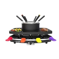 Appareil a raclette FAGOR - FG816 - Raclette / Fondue - Jusqu'a 8 personnes - Thermostat réglable - 1100W(m-2)
