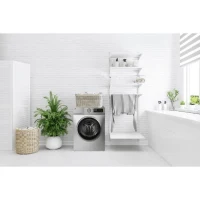 Lave-linge hublot CONTINENTAL EDISON CELL1214ISS -12kg - Largeur 60 cm - Classe A - 1400 trs/min - moteur induction - silver(m-6)