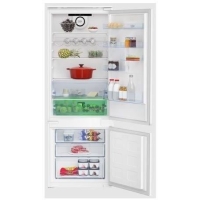 Réfrigérateur encastrable - BEKO - BCSE400E40SN - Technologie Harvestfresh - 2 portes - 400L - Froid brassé - Blanc