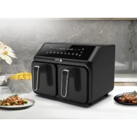 Friteuse sans huile FAGOR - Airfryer FG2X4L - Capacité 8L - Double cuves 4L - 8 programmes de cuisson - 2200W(m-4)