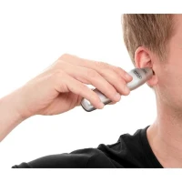 Kit de voyage barbe - WAHL - TRAVEL KIT - Tondeuse a pile - Coupe poils nez / oreilles - 6 réglages - Gris(m-4)