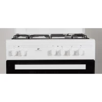Cuisiniere mixte CONTINENTAL EDISON CECM60FCW - 3 feux gaz + 1 électrique - L59,8 x P61 xH83 cm - Blanc(m-5)