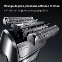 Rasoir électrique BRAUN Series 8 - Noir - Autonomie 60 minutes - Charge rapide 5 minutes(m-4)