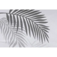 Parure de lit - 1 housse de couette 220 x 240 cm + 2 taies d'oreiller 60 x 60 cm - 65% coton, 35% polyester - Gris(m-5)