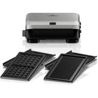 Grill - BRAUN - Sandwich Maker 5 SM5005 - 800 W - Inox / Noir(m-1)
