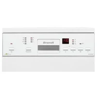 Lave-vaisselle pose libre BRANDT DFS1010W - 10 couverts - Induction - L45cm - 47dB - Blanc(m-2)