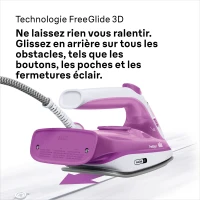 Fer vapeur - BRAUN - FI3124PU Freestyle 3 - Puissance 2400 W - Semelle SuperCéramic - Réservoir d'eau 270 ml - Auto-nettoyant(m-6)