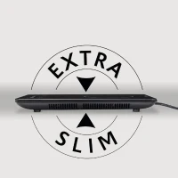 BRANDT Table induction 2 foyers 2000 Watts par foyer 10 positions de cuisson TI2SLIM1 noire(m-3)