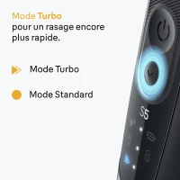 Rasoir électrique BRAUN Series 5 - Noir et bleu - Autonomie 50 minutes - Charge rapide 5 minutes(m-3)