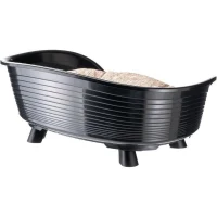 Corbeille - FERPLAST - THRONE 6 - Avec coussin relax - Noir(m-4)