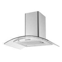 Hotte décorative Continental Edison - L60 cm - inox verre(m-2)