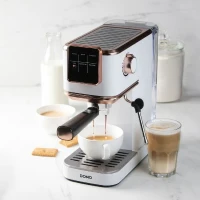 Machine a expresso 3 en 1 - DOMO - DO746K - 1350 W - 20 Bar - Blanc / Rose(m-6)