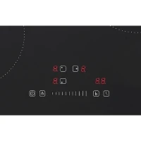 Plaque induction 3 foyers CONTINENTAL EDISON 6200W- 3 timers - 3 boosters - noir(m-4)