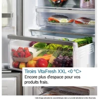 Réfrigérateur combiné - BOSCH - KGN392WCF - 363L - No Frost - VitaFresh XXL(m-5)