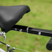 HOMCOM Reboque para Bicicleta 70 L 2 em 1 Estrutura em Aço Rodas 41 cm Engate Universal(m-4)