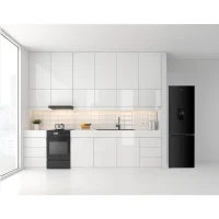 Réfrigérateur congélateur bas CONTINENTAL EDISON - 251L -Total No Frost(Sans givre) - Noir - L 55 cm x H 180 cm(m-6)